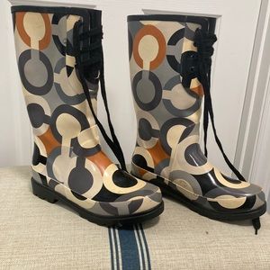 Coach women’s rain boots size 9